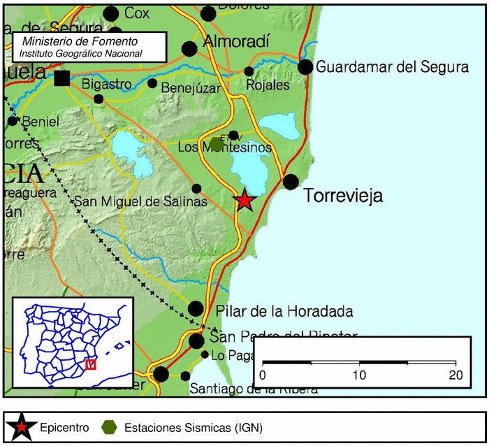 Earthquake measuring 2.3 magnitude shakes the south of Torrevieja