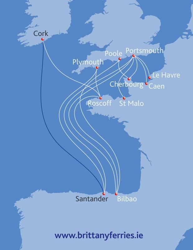 Brittany Ferries to launch first ever direct ferry service from Ireland to Spain