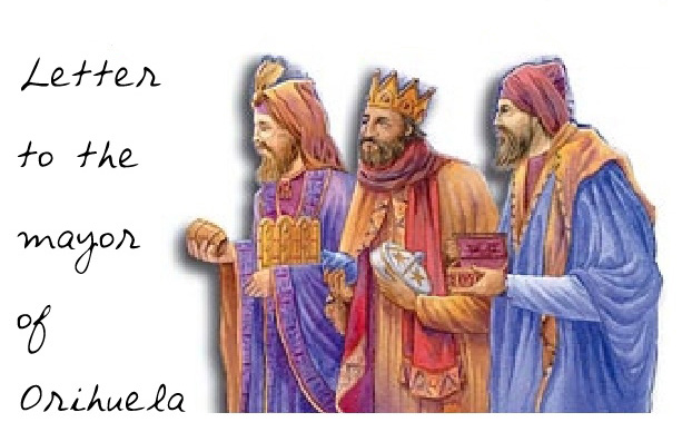Letter from the Three Kings to the mayor of Orihuela