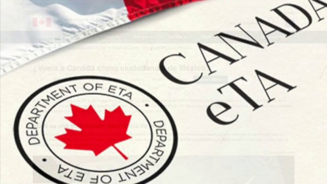 Canada eTA Application