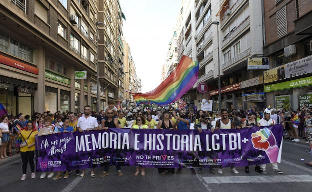 LGTB Pride Demonstration, last June, in Murcia