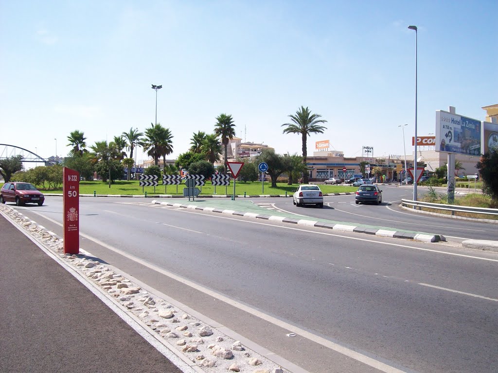 The couple were approached by two people at a car park, near to La Zenia beach on Monday