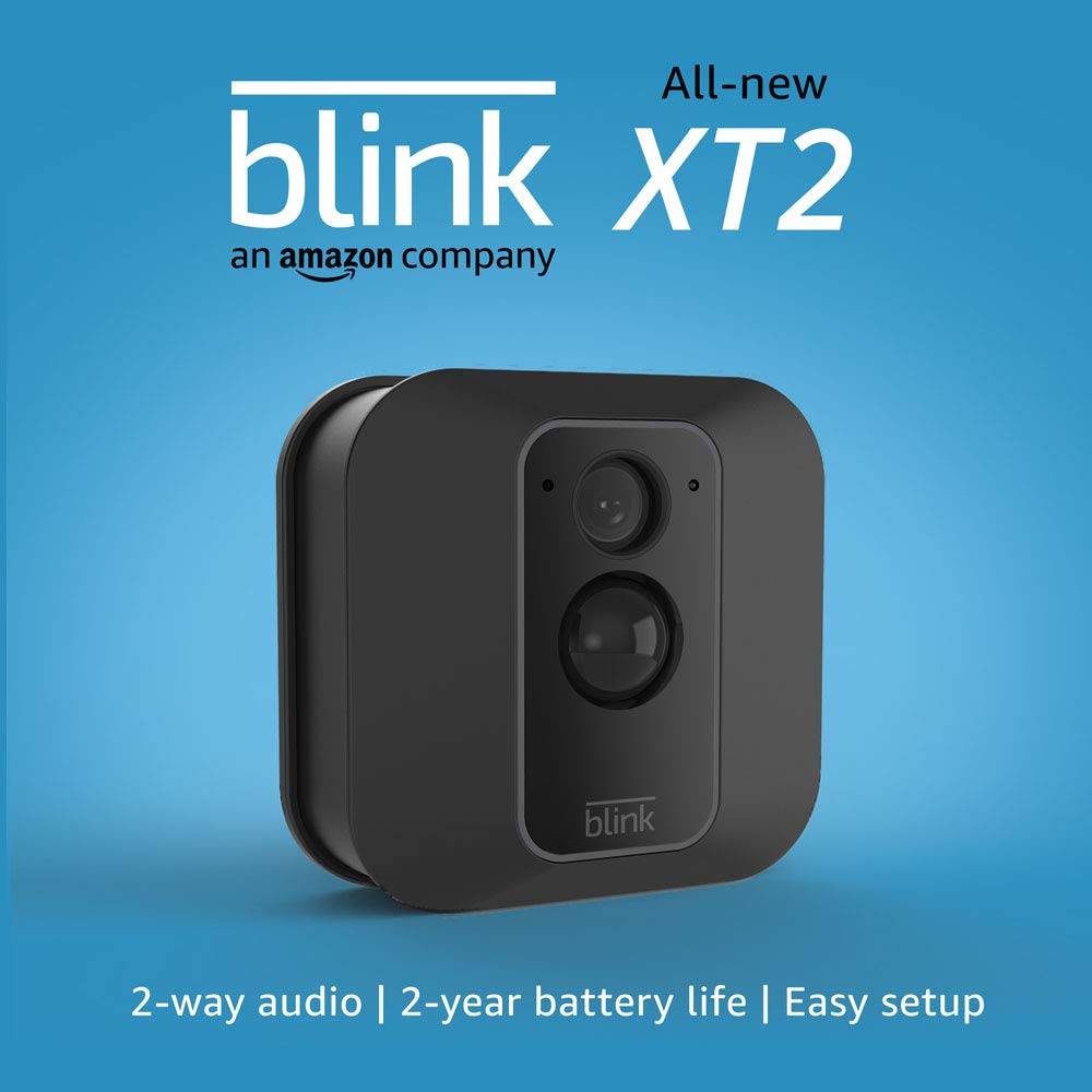 The Blink XT2 is a smart indoor/outdoor capable security camera.