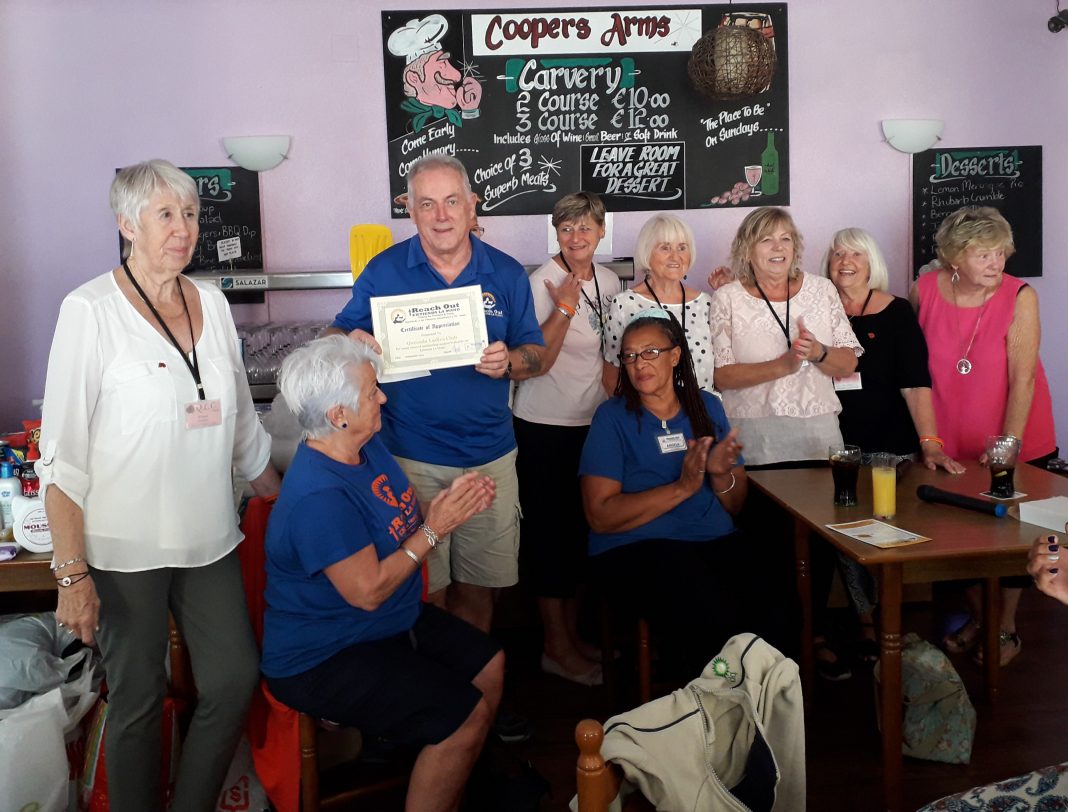 Quesada Ladies Club have donated over 800 Euro in the last year