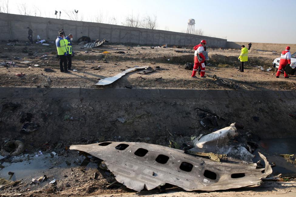 Boeing 737-800 bound for Ukraine from Tehran crashes killing 176 people