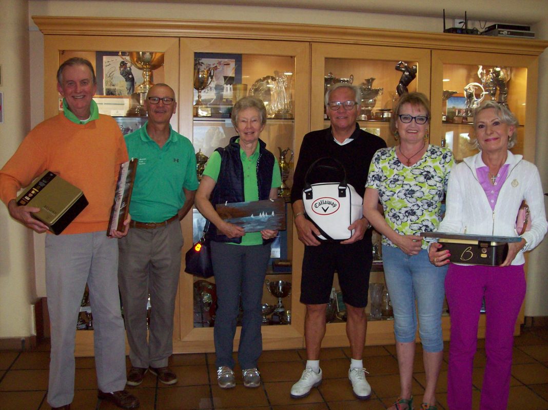 LIZ WINS THE STABLEFORD COMPETITION