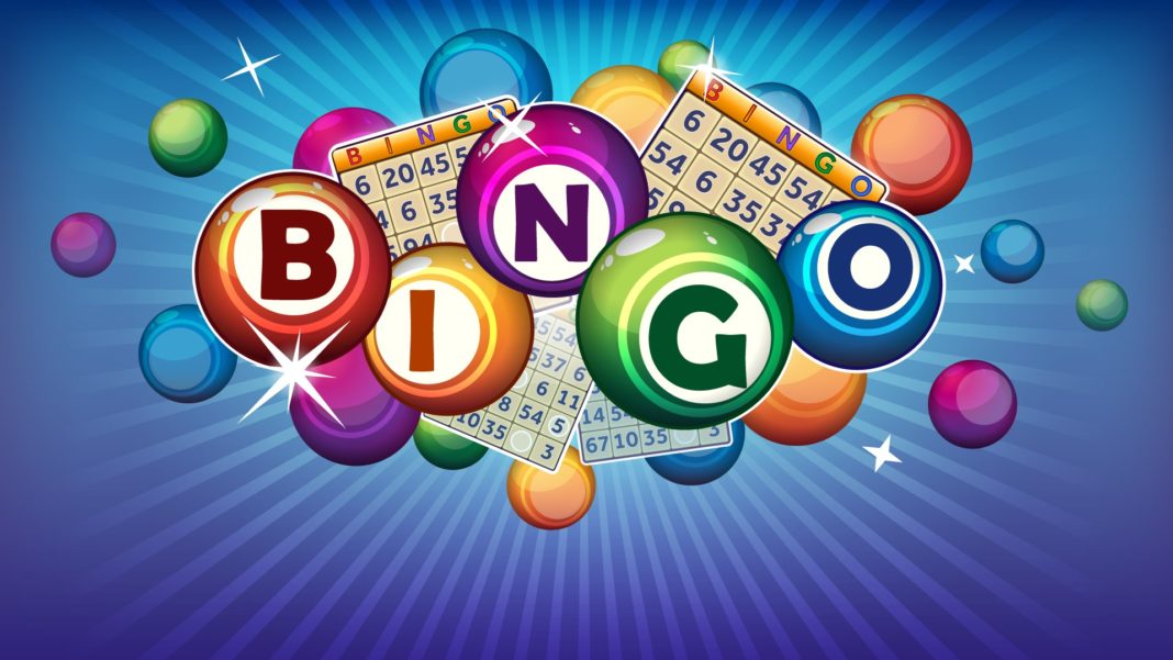 Multi colored Bingo ball numbers