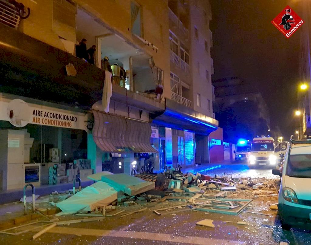 Large explosion in a house in Torrevieja