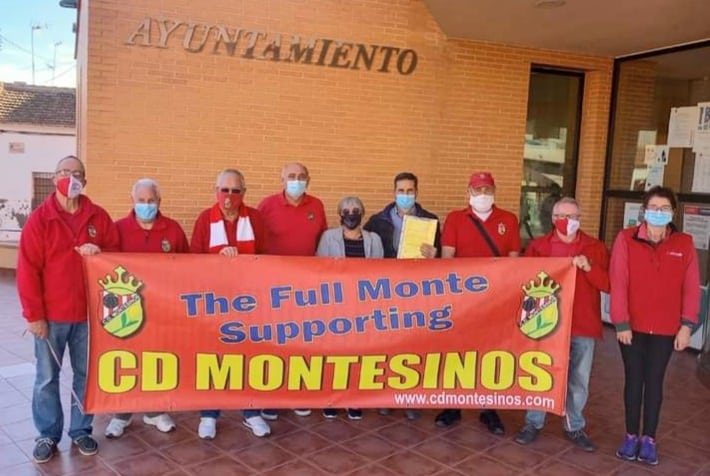 The Full Monte SC: Thanked by Mayor Butron at the Ayuntamiento de Los Montesinos.