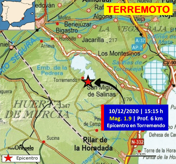 Minor earthquake in Torremendo