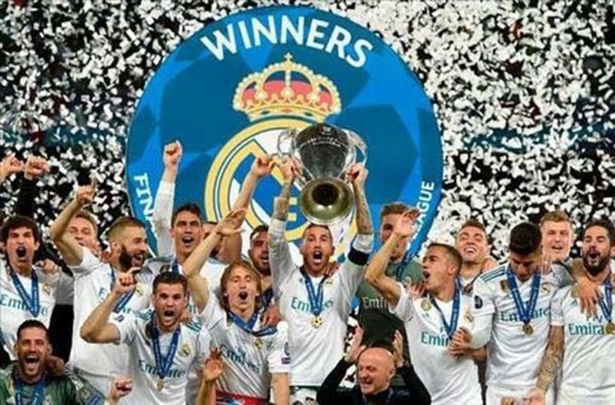 Real Madrid topped the list with 13 European Cup titles
