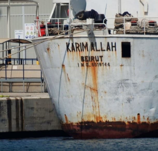 Caption: The Karim Allah departed Cartagena on December 18 with 800 head on board heading for Turkey, where it was refused entry. Photo: Animal Welfare Campaign.