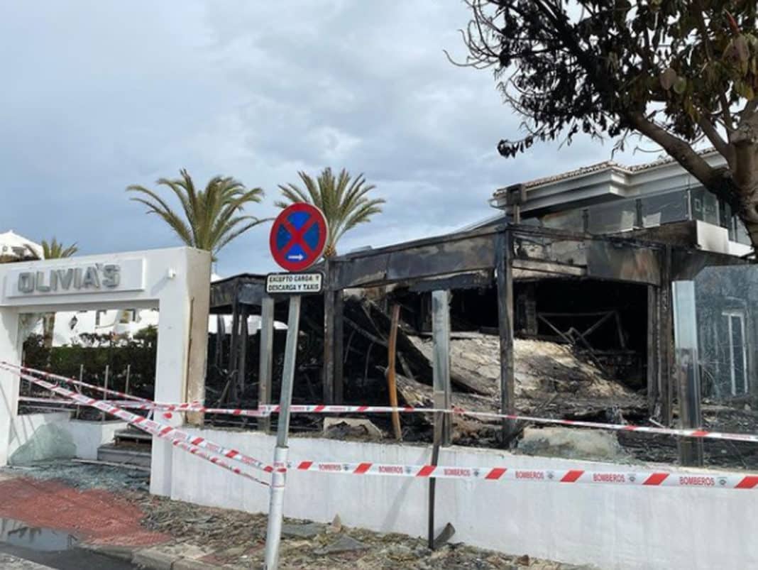Elliot Wright’s Olivia’s Restaurant gutted by fire