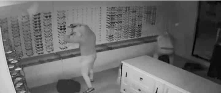 CCTV footage of the recent robbery in Rojales.
