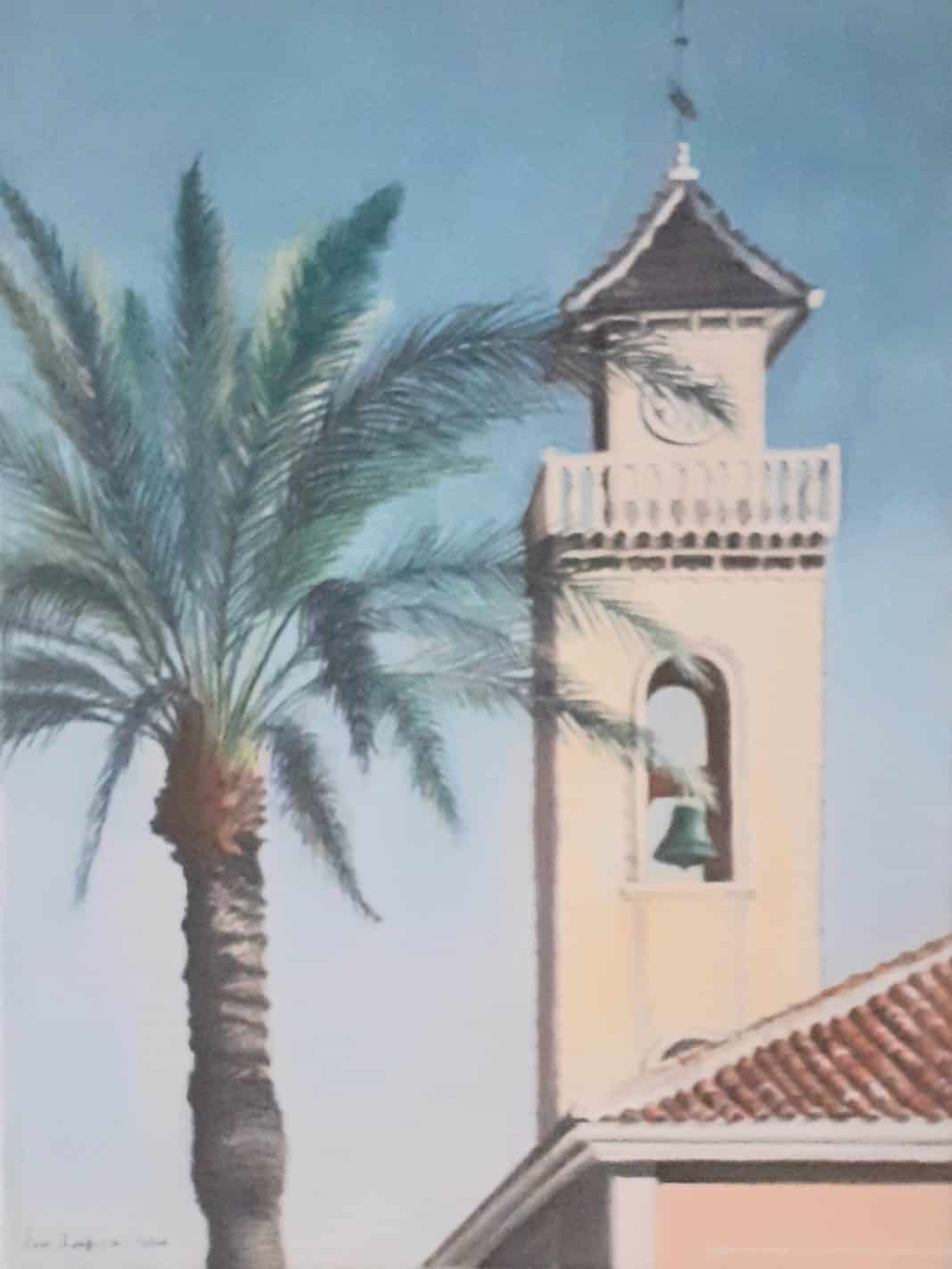 Los Montesinos Church Bell tower prints to raise money for children.