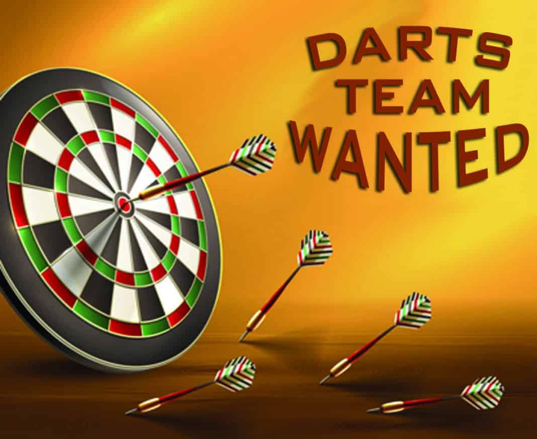 Team wanted for THursday Night Darts League