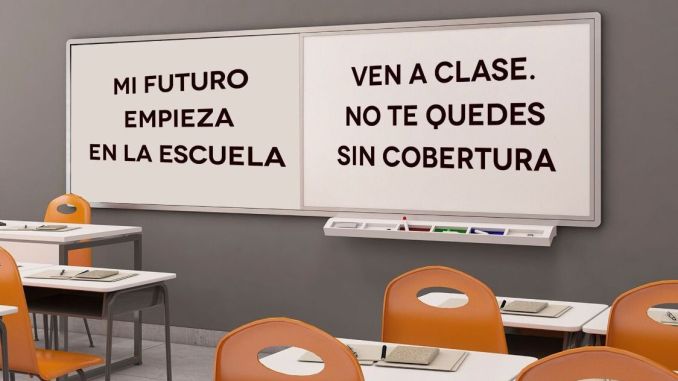 Almoradí launches a campaign against school absenteeism