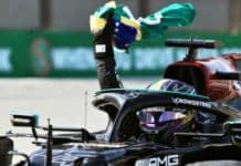 Lewis Hamilton fined €5,000 for breaking F1 protocol in Brazil Sao Paulo Grand Prix Lewis Hamilton fined €5,000