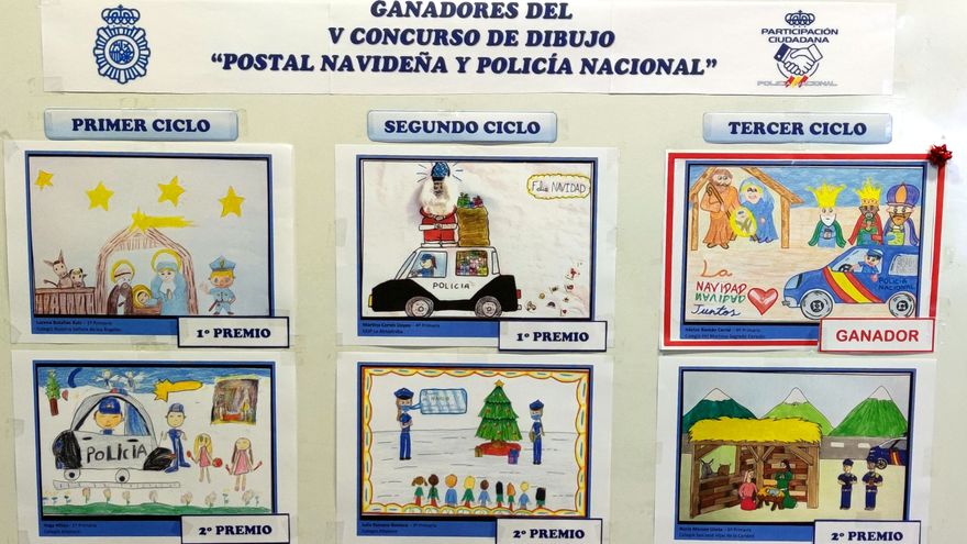 Student wins the National Police Christmas postcard contest