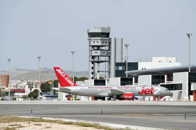 Jet2 aircraft at Alicante Airport (ALC)