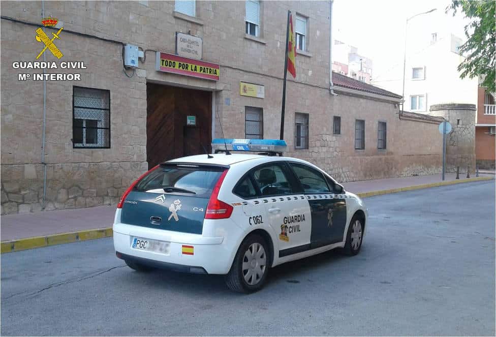 The Guardia Civil Police station in Monovar