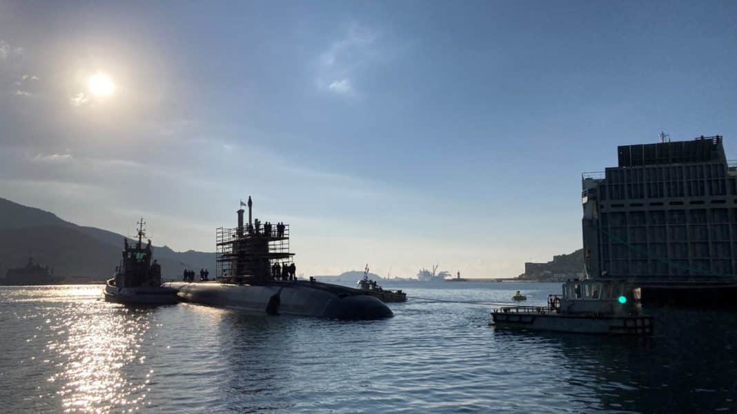 S-81 Submarine Undergoes Safety Tests Cartagena