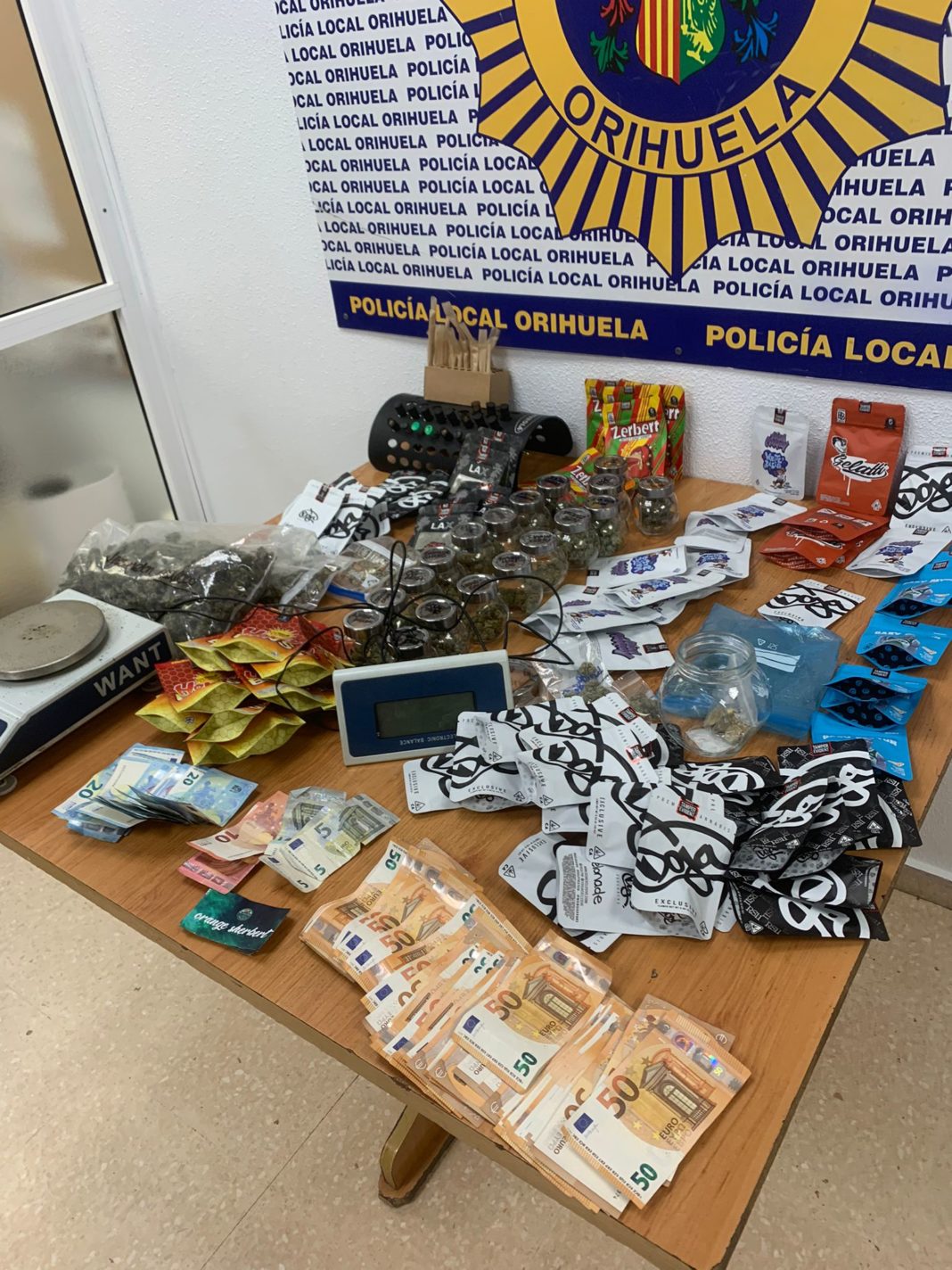 Cannabis raid by Orihuela Local Police