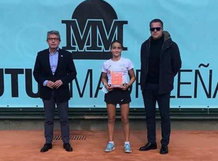 Torrevieja's Charo Esquiva U16 champion at the Mutua Madrid Open