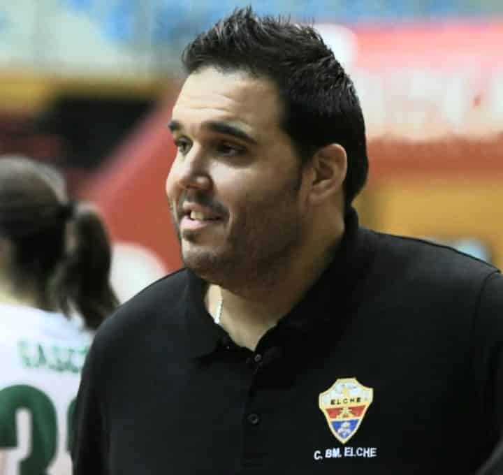 Elche mens Head coach Joaquín Rocamora.