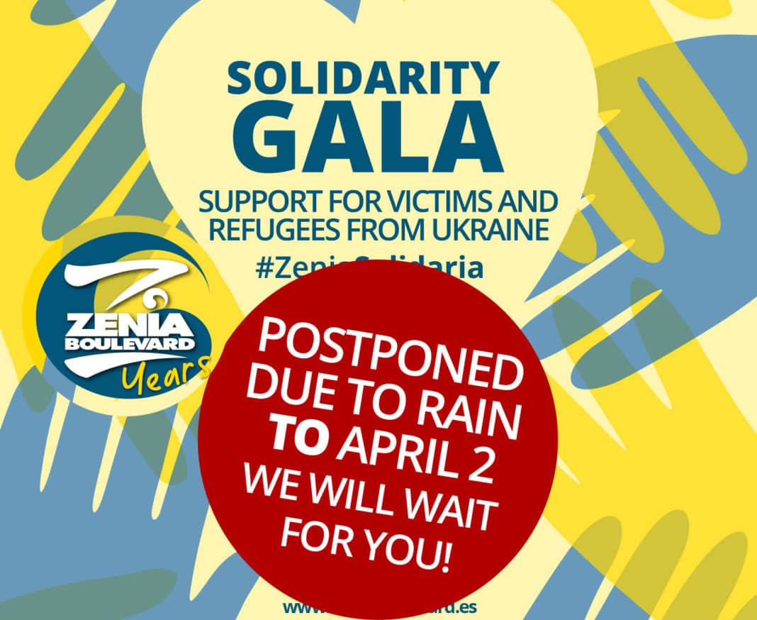 Zenia Boulevard postpone Saturday’s Solidarity Concert for Ukraine