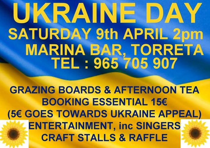 Ukraine Fund Raiser Marina Bar Calle de las Rosas