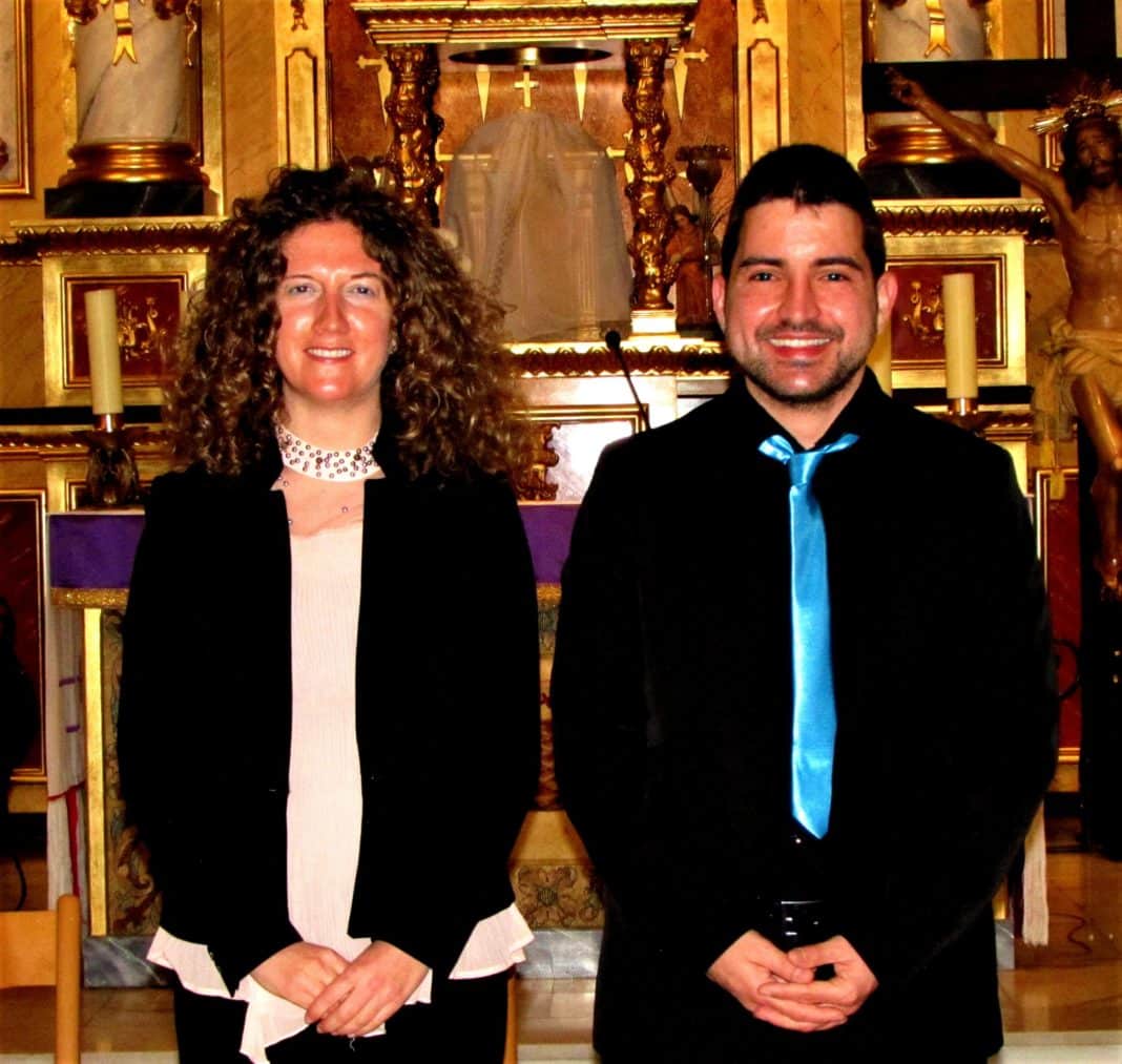 Crescendo Choir Musical Director Irene Oliva and pianist Cristian Martinez