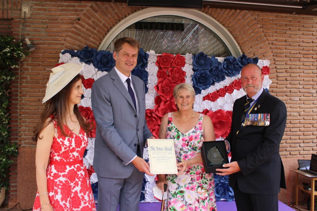 British Ambassador presents RBL Knox Shield to MABS