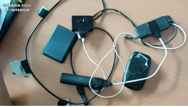 Accused hid mobile data receiver and transmitter during driving test.