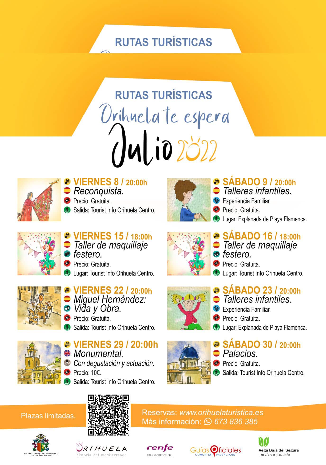 Rutas Turísticas julio