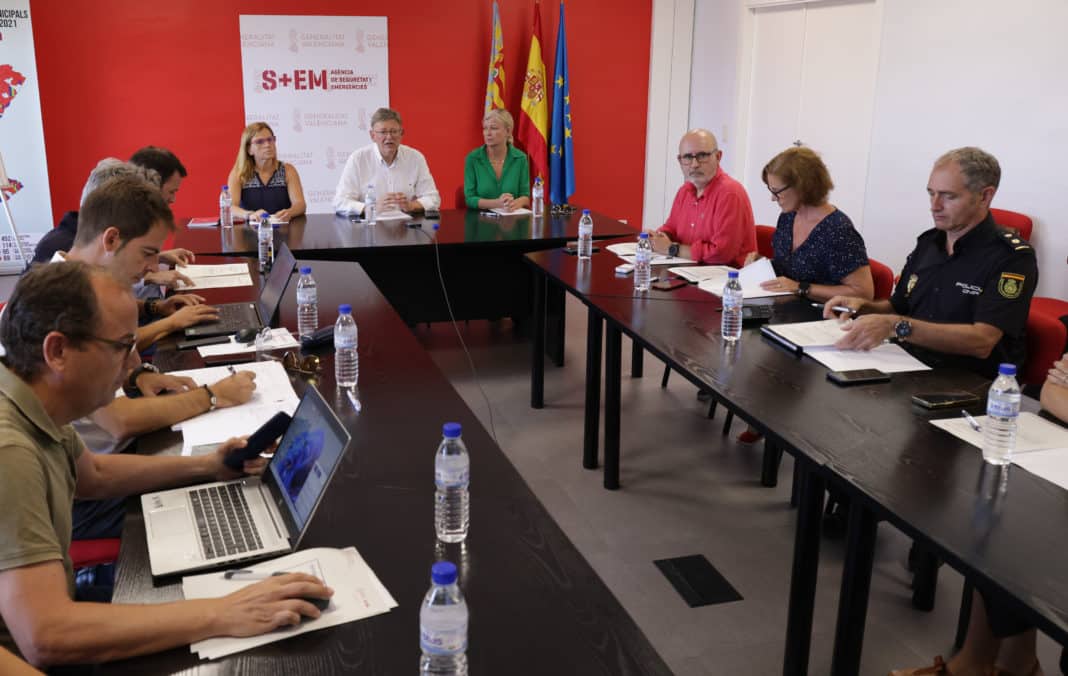 Ximo Puig chairs meeting to tackle La Vall d'Ebo and Bejís fires