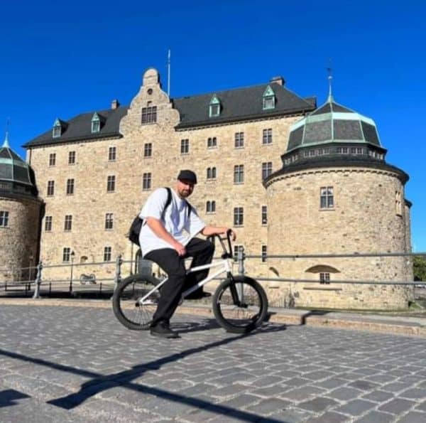 Emil heads to Barcelona from Sweden on his BMX.