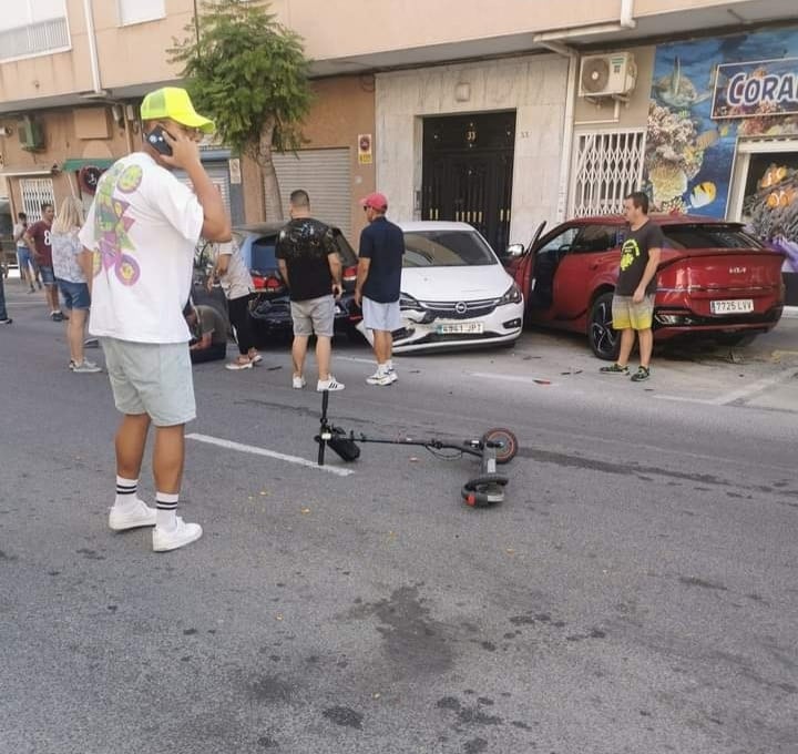 Torrevieja escooter accident involving 3 cars The Leader