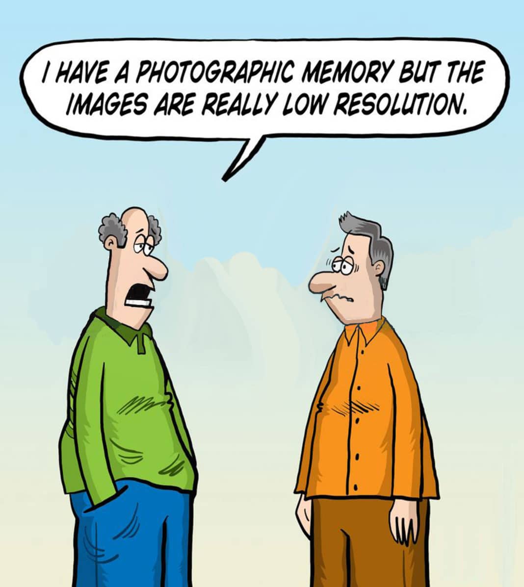Low resolution memory