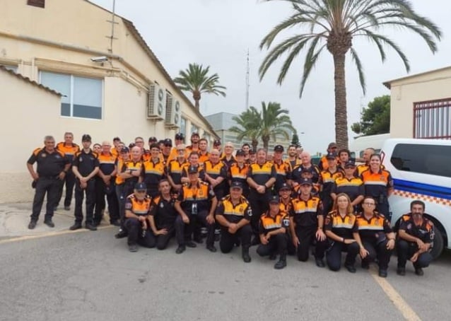 Civil Protection volunteers Torrevieja: La Vuelta 2022 security.