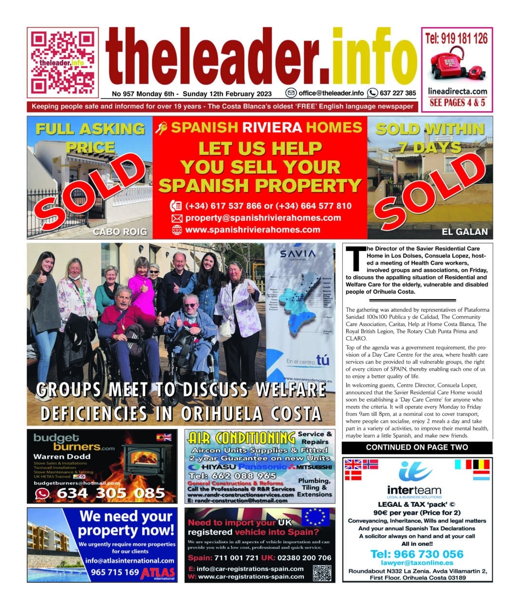The Leader Newspaper 06 February 23 – Edition 957