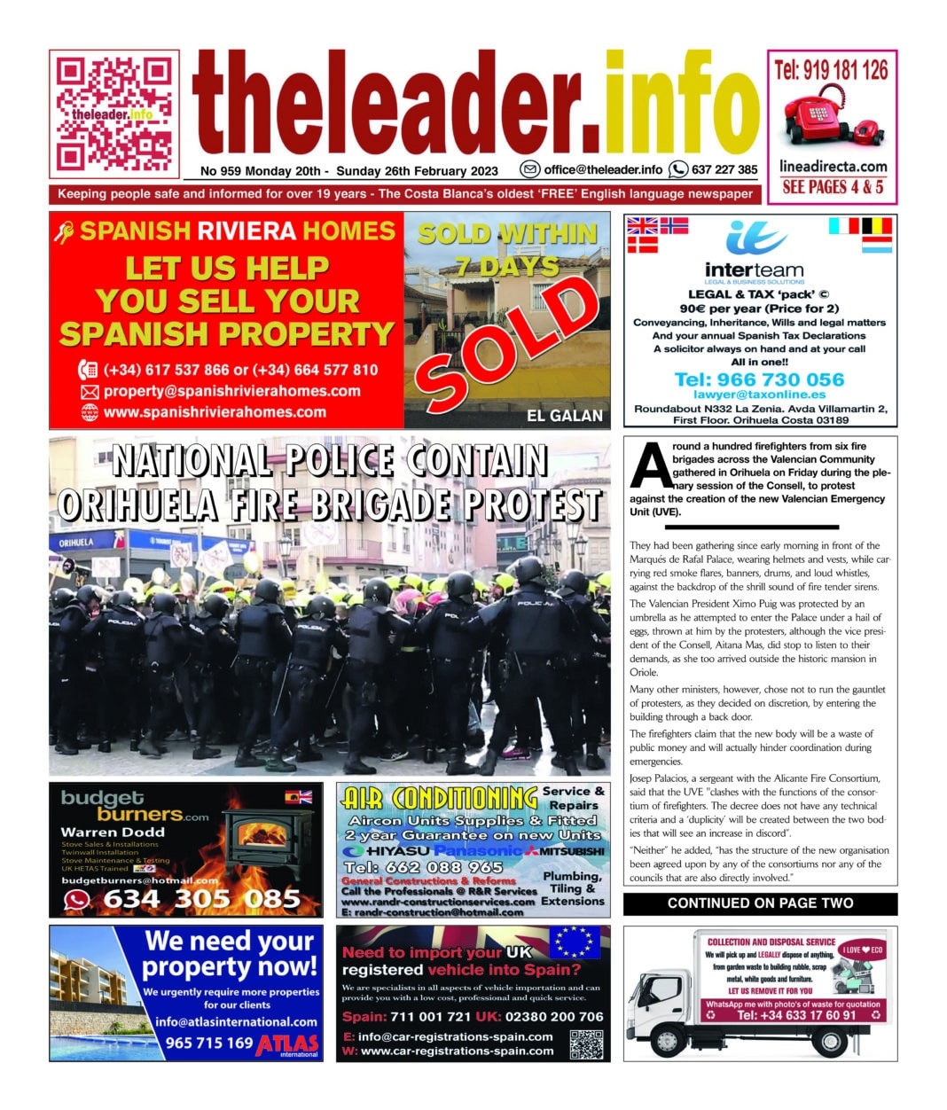 The Leader Newspaper 20 February 2022 – Edition 959