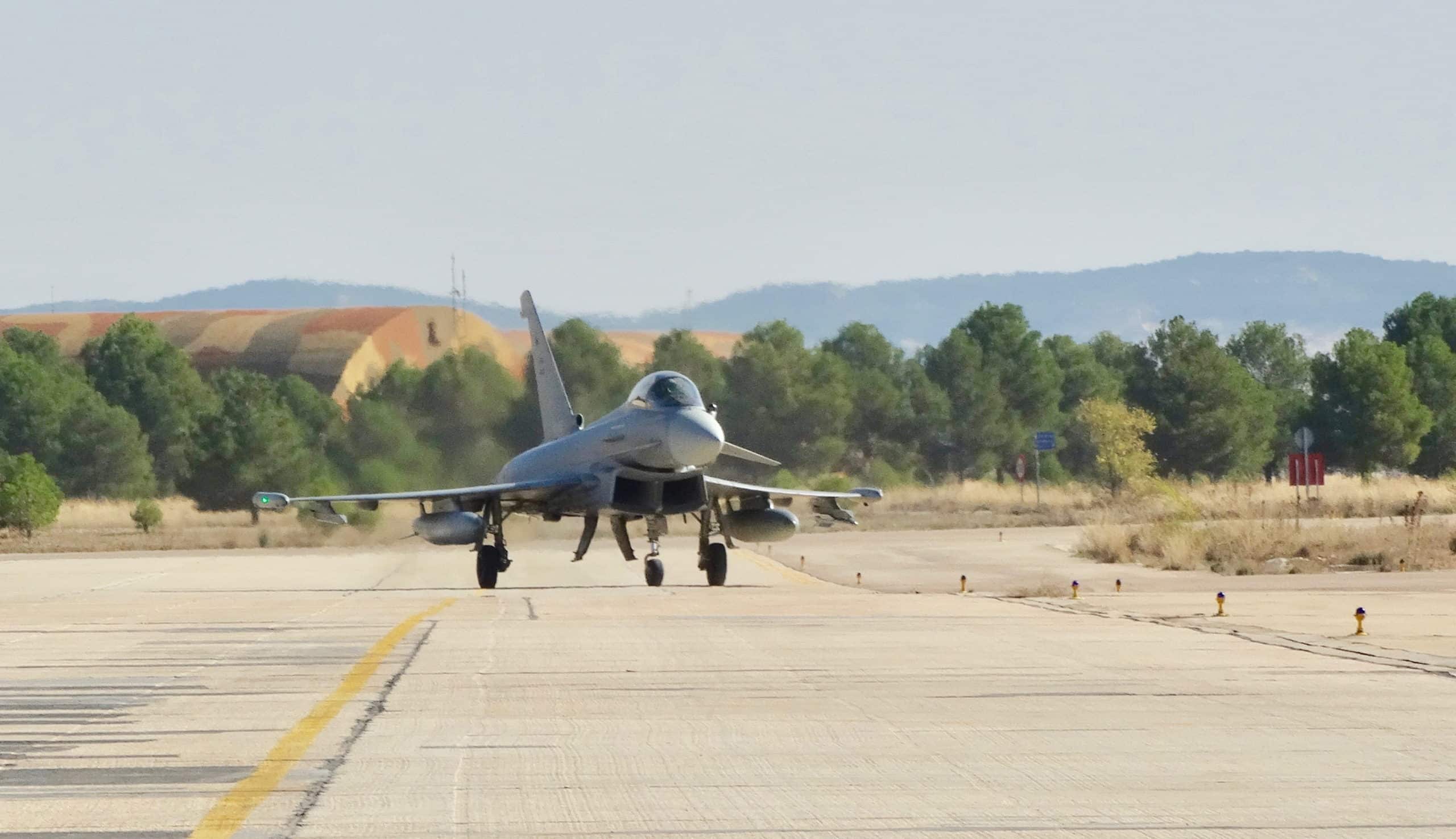 Eurofighter Typhoon FG4 at NATO's Albacete airbase