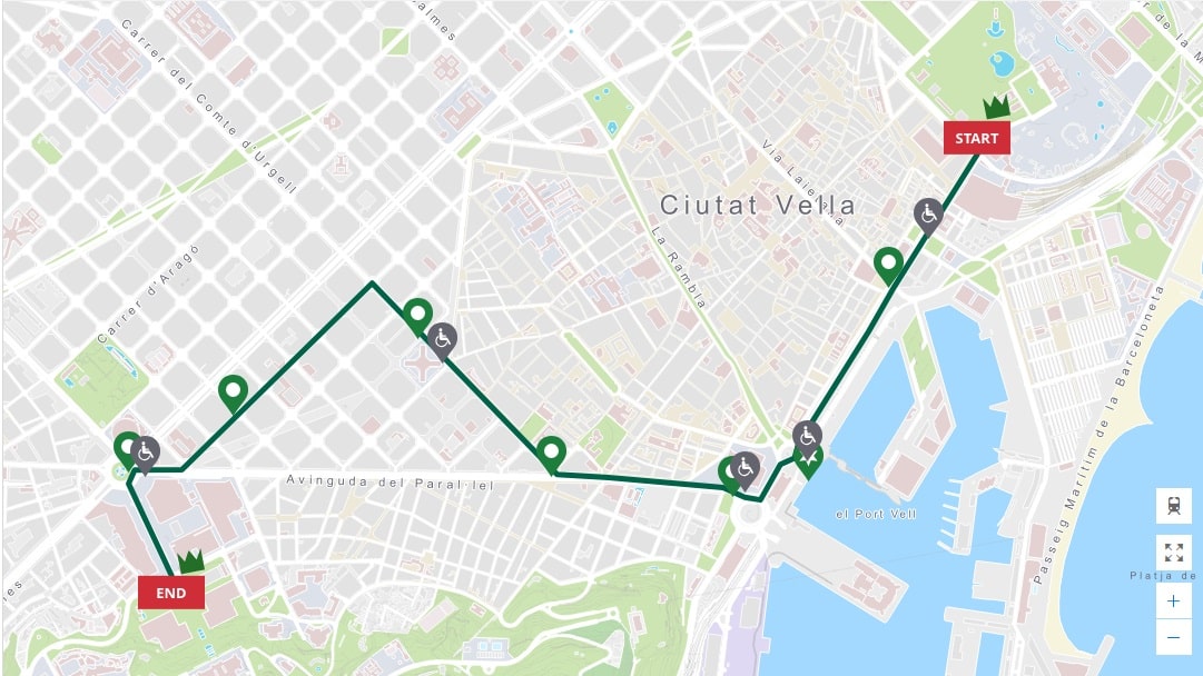 Three Kings Parade in Barcelona - Barcelona Three Kings Parade 2025 Route Map