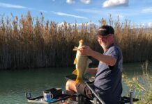 Un comienzo tardío da frutos en el partido de carpas urbanas del sábado Una vez más, la extraordinaria habilidad de Harry para leer el agua produjo el peso ganador del día.