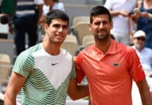 Djokovic speelt kwartfinale in klassieke wedstrijd tegen Alcaraz Novak Djokovic heeft het toneel klaargezet voor een spannende kwartfinale met Carlos Alcaraz op de Australian Open op dinsdag