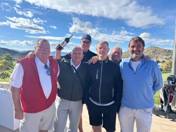 We went north to Font del Llop Golf today and the wind was, to say the least, BRUTAL