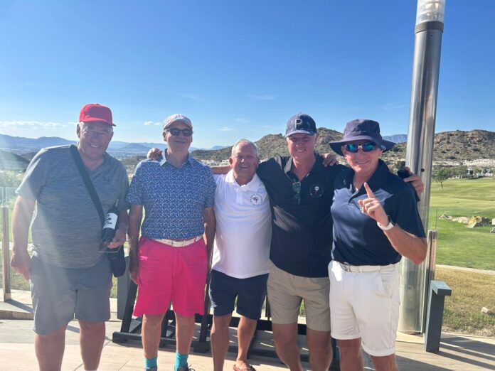 A short report because all the kudos goes to Gavin Parke for his HOLE IN ONE on the 17th