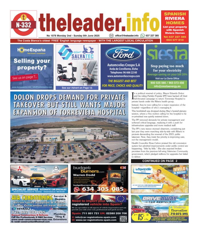 Den virtuelle utgaven av Leader Newspaper 2. juni 2025