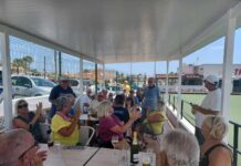 Bubbles Send-Off: Quesada Fun Day, Buffet & a Saucy Surprise A Bubbles fun day for 2 members who are leaving Spain, was played on Tuesday, with a good turn out of 30 members attending.